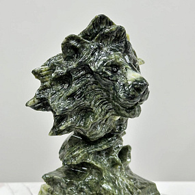 Статуэтка резная Лев из Змеевика, Артикул: 117292 - изображение товара №2