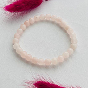 Браслет из Розового кварца