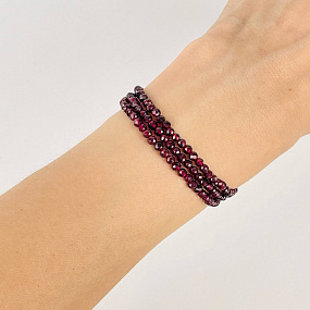 Бусины для украшений из Граната (Альмандин) (110 бусин), Артикул: 080614 - изображение товара №2