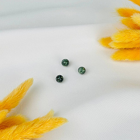 Бусины для украшений из Серафинита (3 шт), Артикул: 117277 - изображение товара №1