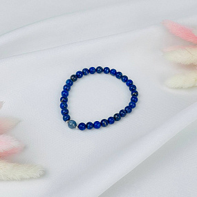 Браслет из Лазурита и Кианита, Артикул: 118131 - изображение товара №3