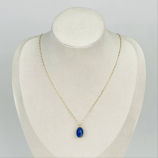 Кулон на цепочке из Лазурита, Артикул: 117005 - изображение товара №1