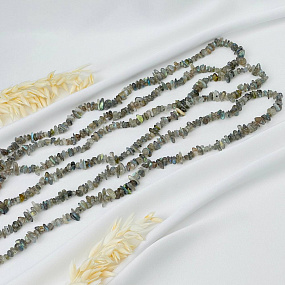 Бусины для украшений из Лабрадора крошка, Артикул: 081955 - изображение товара №3