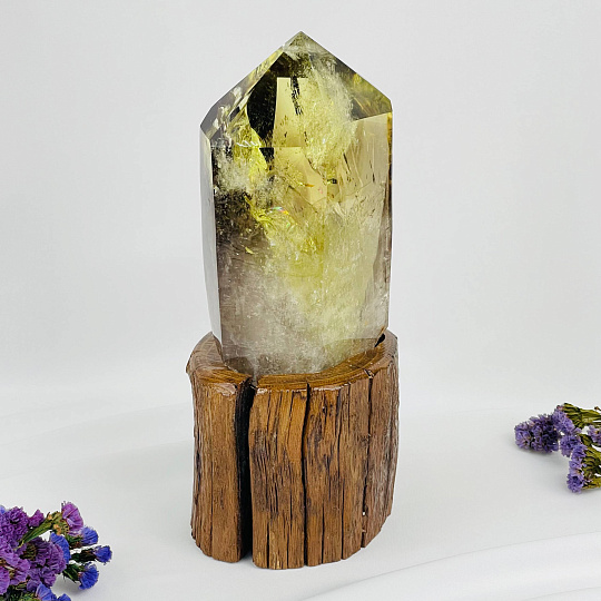 Кристалл из Цитрина на подставке, Артикул: 113379 - изображение товара №3