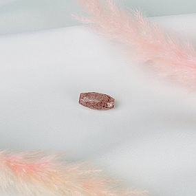 Бусины для украшений из Клубничного кварца (1 шт)