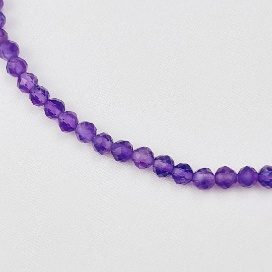 Колье из Аметиста, Артикул: 085046 - изображение товара №2