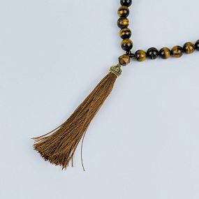 Четки из Тигрового глаза (33 бусины), Артикул: 117939 - изображение товара №2