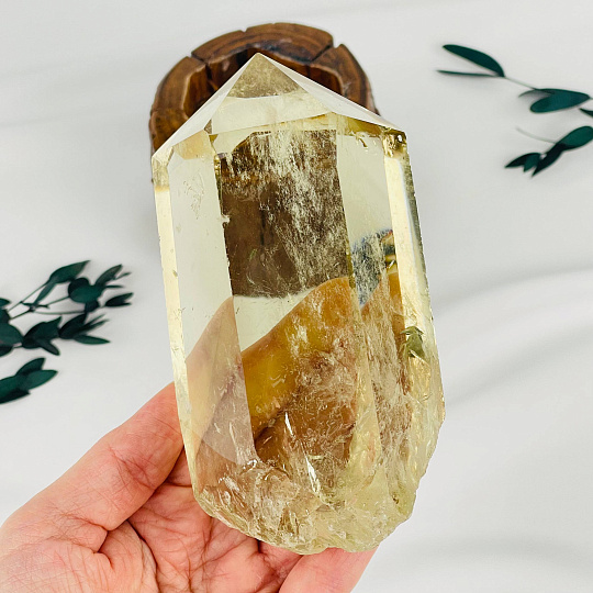 Кристалл из Цитрина на подставке, Артикул: 113376 - изображение товара №3