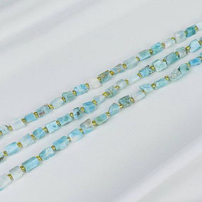 Бусины для украшений из Ларимара