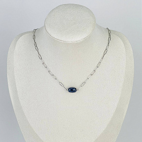 Колье на цепочке с Сапфиром
