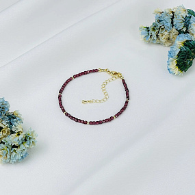 Брсаслет из Граната (Пироп), Артикул: 118765 - изображение товара №2