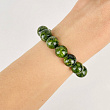 Браслет из Хромдиопсида