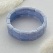 Браслет Голубой агат