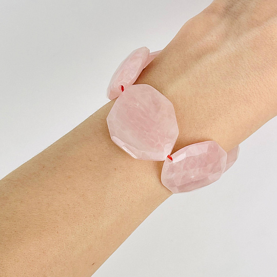 Бусины для украшений из Розового кварца, Артикул: 117452 - изображение товара №3