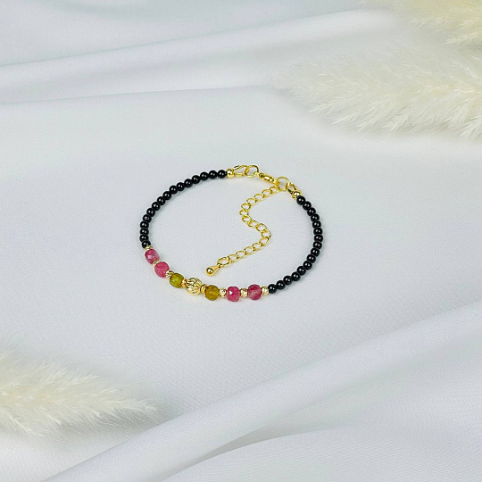 Браслет из Турмалина, Артикул: 116625 - изображение товара №2