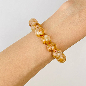 Браслет из Цитрина, Артикул: 086747 - изображение товара №1