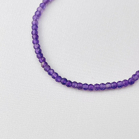 Браслет из Аметиста (градиент), Артикул: 114658 - изображение товара №3