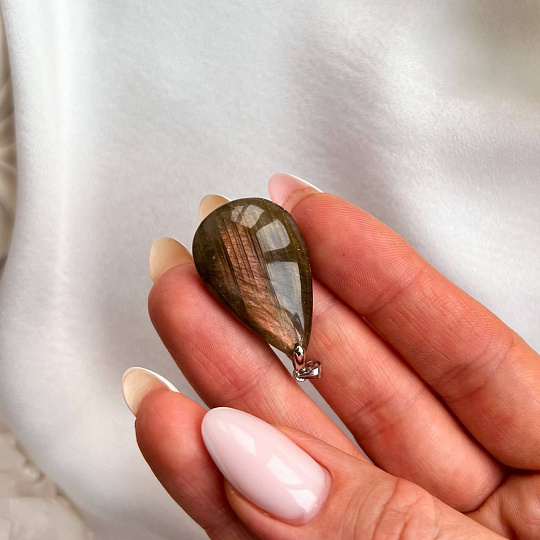 Кулон из Лабрадора, Артикул: 098122 - изображение товара №3