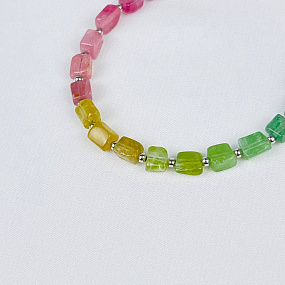 Браслет из Турмалина микс, Артикул: 115652 - изображение товара №3