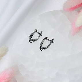 Швензы для сережек с Фианитами, Артикул: 056814 - изображение товара №2