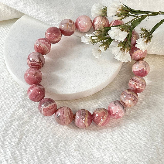 Браслет из Родохрозита, Артикул: 099056 - изображение товара №4