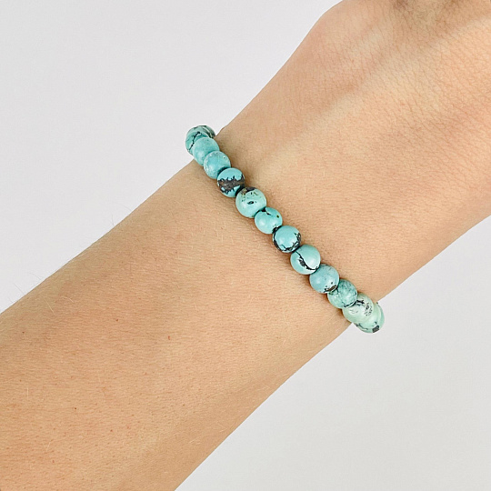 Браслет из Бирюзы, Артикул: 086887 - изображение товара №1