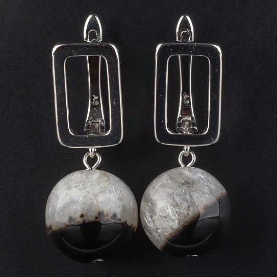 Серьги из Агата, Артикул: 086282 - изображение товара №1