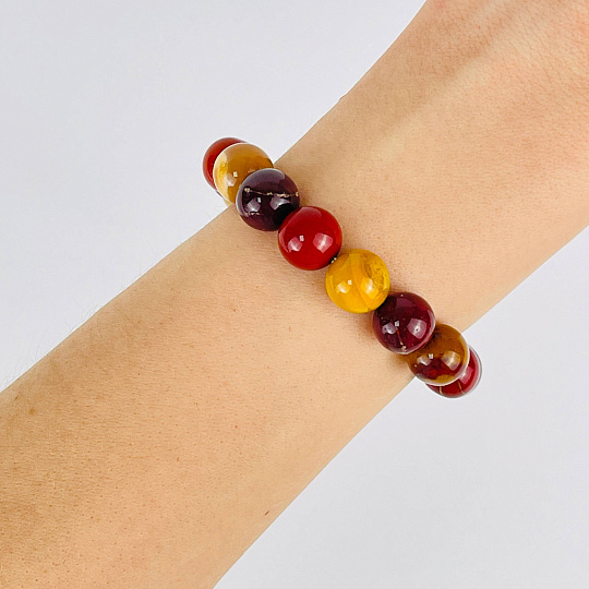 Браслет из Яшмы (Мукаит), Артикул: 053279 - изображение товара №1