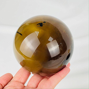 Шар из Раухтопаза на подставке, Артикул: 117523 - изображение товара №2