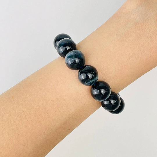 Браслет из Соколиного глаза, Артикул: 115906 - изображение товара №1