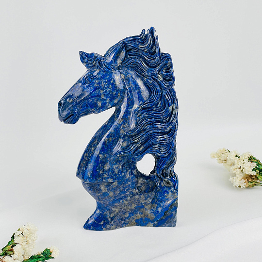 Статуэтка резная "Лошадь" из Лазурита, Артикул: 104784 - изображение товара №1