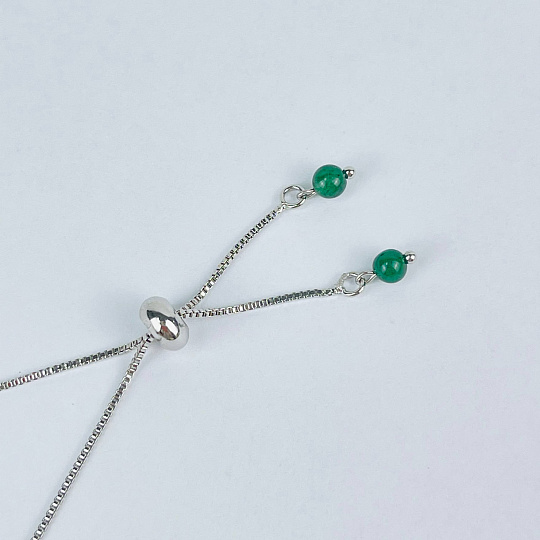 Браслет регулируемый с Нефритом, Артикул: 117647 - изображение товара №4