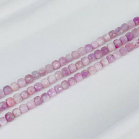 Бусины для украшений из Кунцита (58 бусин)