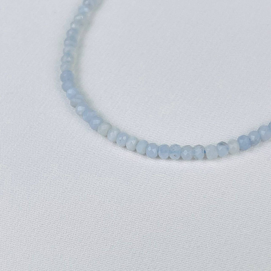 Браслет из Голубого агата, Артикул: 090428 - изображение товара №3