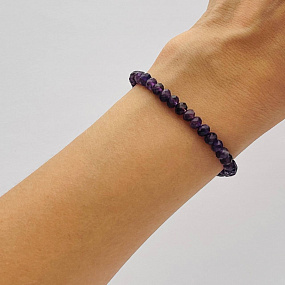 Браслет из Аметиста огранка "В", Артикул: 099733 - изображение товара №2