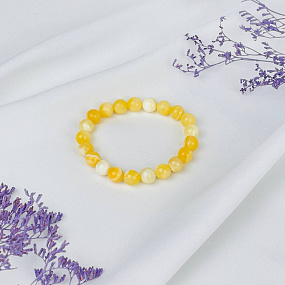 Браслет из желтого Кальцита