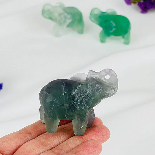 Фигурка Слон из Флюорита, Артикул: 117431 - изображение товара №3