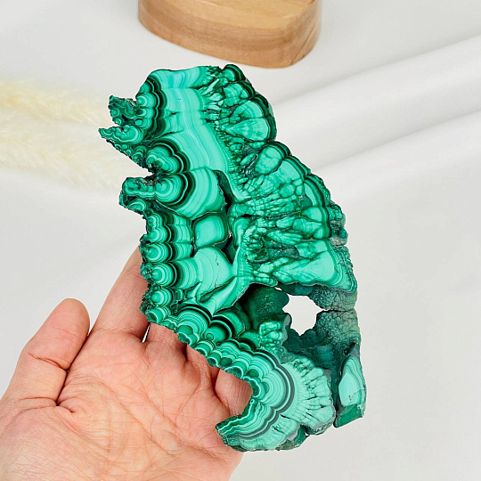 Срез Малахита на подставке, Артикул: 116171 - изображение товара №2