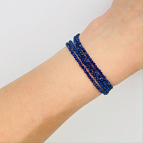 Украшение- трансформер (колье/браслет) из Содалита