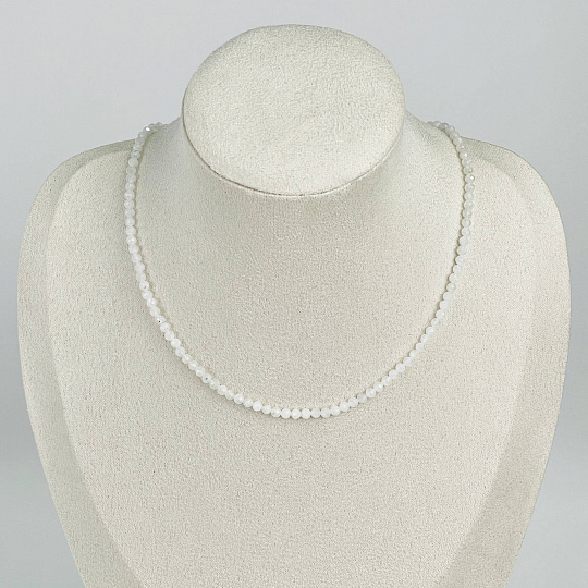 Бусы из Лунного камня, Артикул: 101978 - изображение товара №1