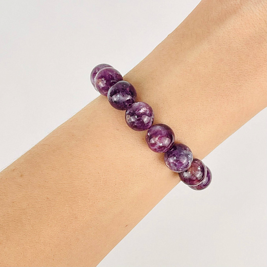 Браслет из Лепидолита , Артикул: 117591 - изображение товара №1