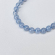 Браслет из камня Голубой агат
