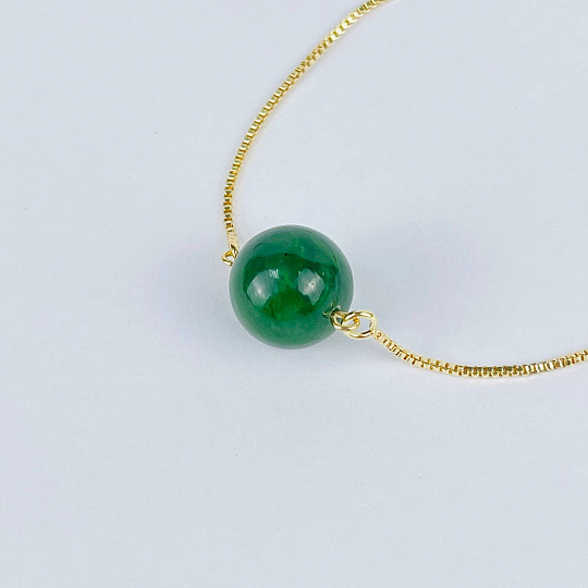 Браслет регулируемый с Нефритом, Артикул: 117648 - изображение товара №3