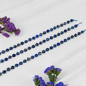 Бусины для украшений из Лазурита (37 бусин), Артикул: 077679 - изображение товара №3