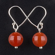 Серьги из Сердолика (Африка)