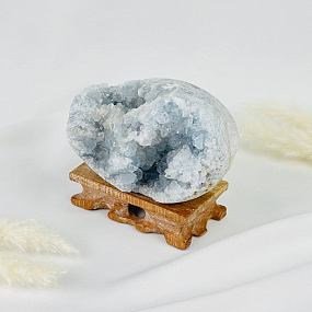 Друза Целестина на подставке, Артикул: 117684 - изображение товара №2