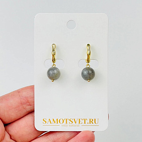 Серьги из Лабрадора