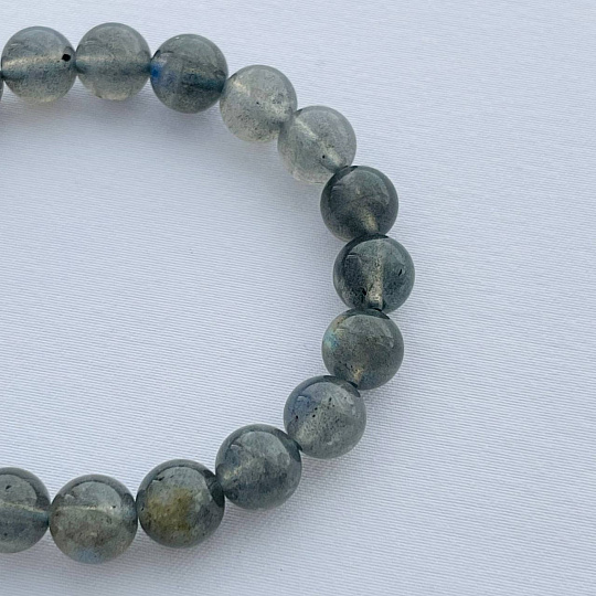 Браслет из Лабрадора и Лунного камня, Артикул: 101943 - изображение товара №4