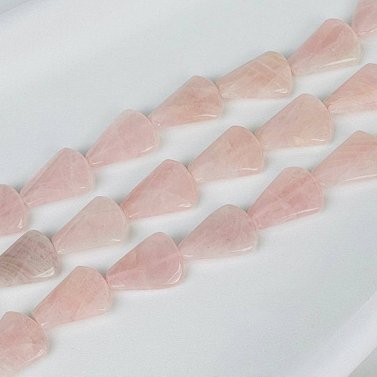 Бусины для украшений из Розового кварца, Артикул: 117454 - изображение товара №2