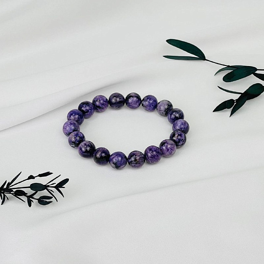 Браслет из Чароита, Артикул: 115950 - изображение товара №3